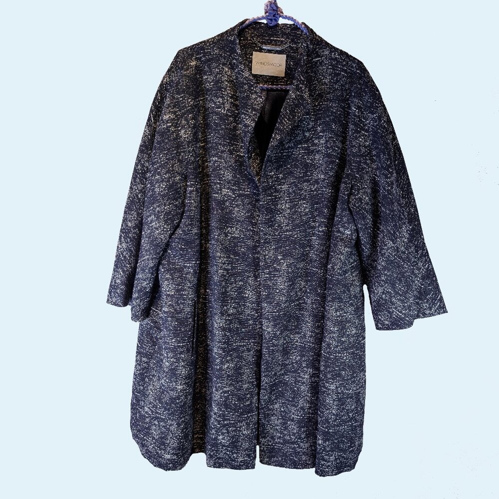 Windsmoor Navy Blue/cream jacket Size 18